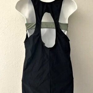 NEW ACTIVEWEAR CUTOUT BACK TANK TOP SWIM COVER YOGA RUNNING WORKOUT